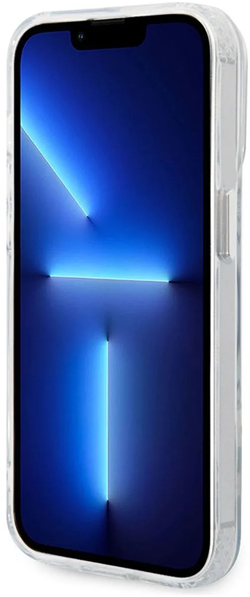 Karl Lagerfeld iPhone 14 Pro Max Hardcase Iconic Karl&Choupette - Transparant - KLHMP14XHNKCIT