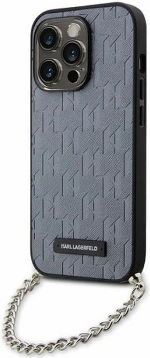 Karl Lagerfeld Saffiano Monogram Hoes iPhone 14 Pro