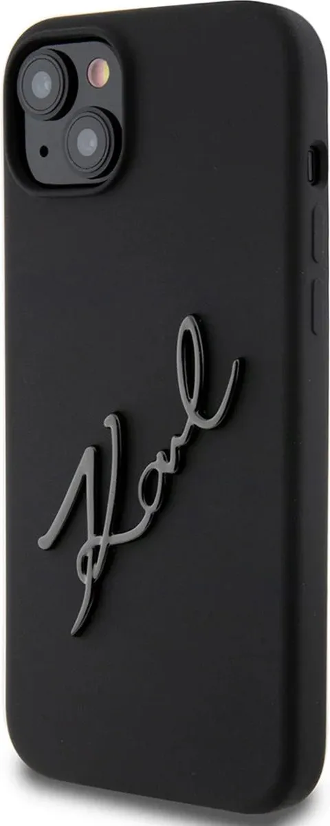 Karl Lagerfeld iPhone 15/14 Plus Backcover - Zwart - KlicIP15P14P-KLSC-BK
