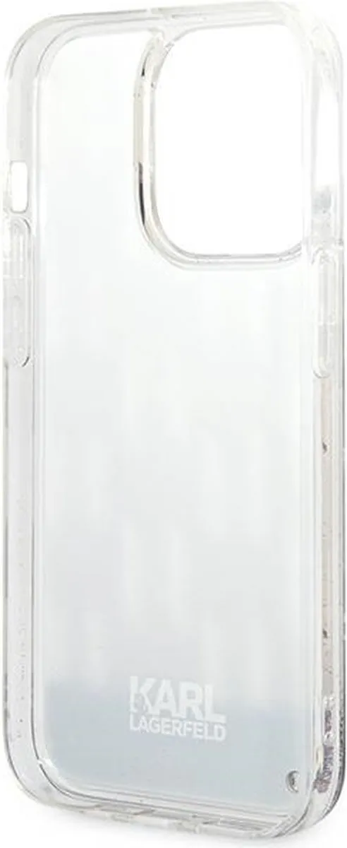 Karl Lagerfeld KLHCP14LLMNMS iPhone 14 Pro Hoesje - Zilver - afbeelding 6 van 6