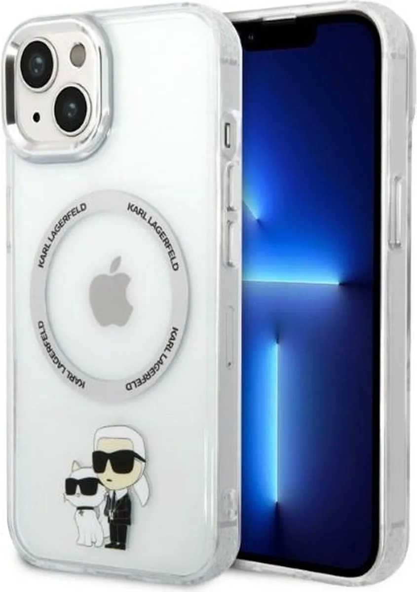 Karl Lagerfeld KLHMP14MHNKCIT iPhone 14 Plus Hoesje - Transparant