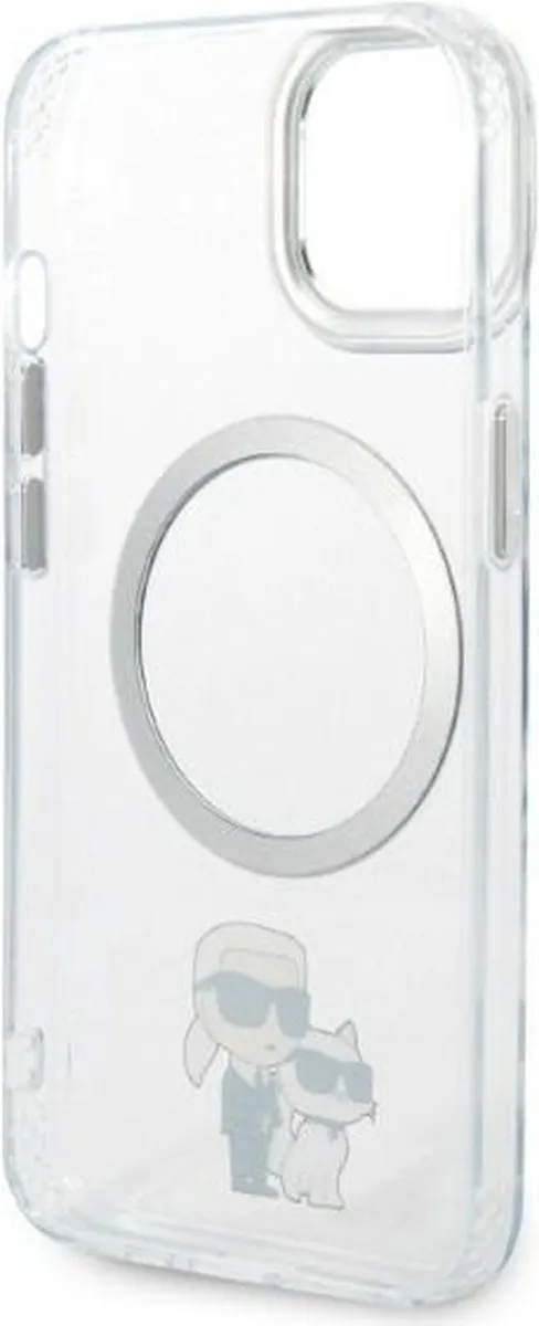 Karl Lagerfeld KLHMP14MHNKCIT iPhone 14 Plus Hoesje - Transparant