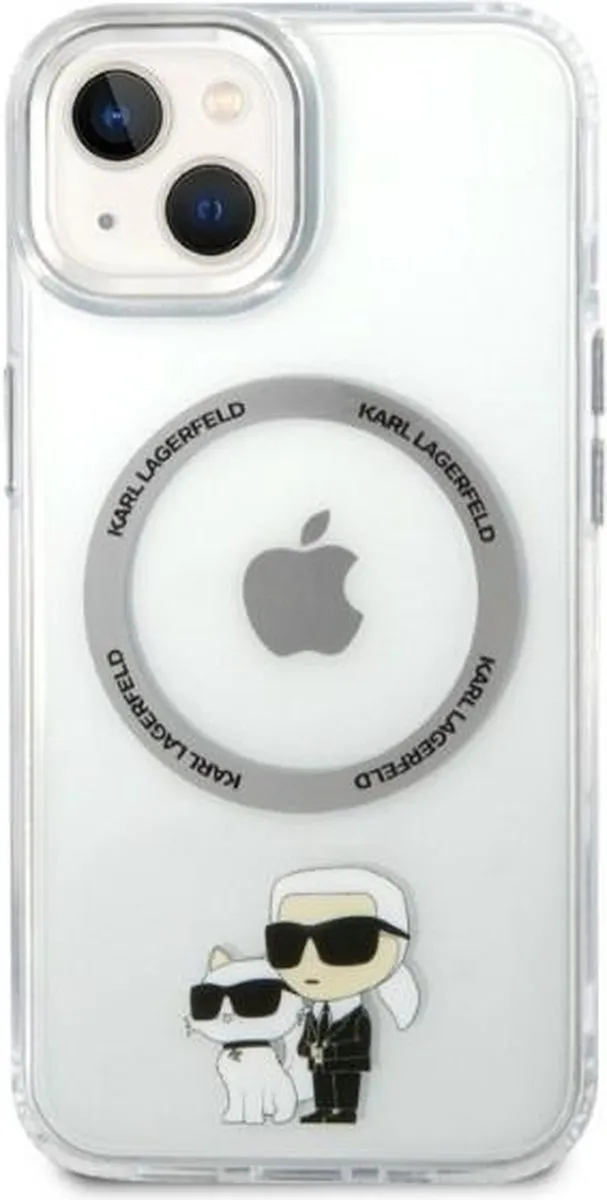 Karl Lagerfeld KLHMP14MHNKCIT iPhone 14 Plus Hoesje - Transparant