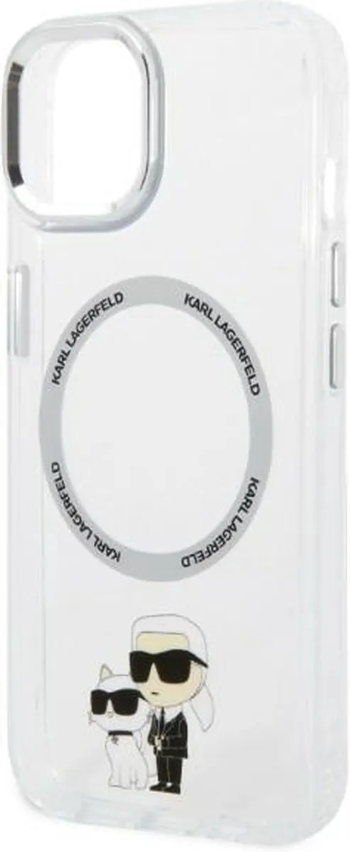 Karl Lagerfeld KLHMP14MHNKCIT iPhone 14 Plus Hoesje - Transparant