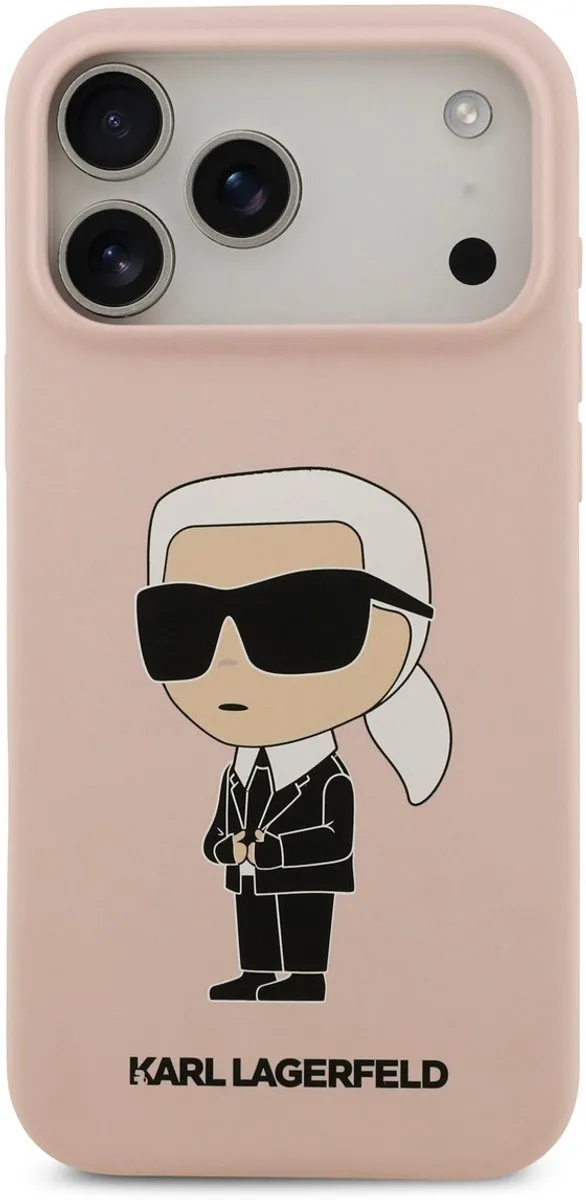 Karl Lagerfeld Back Cover iPhone 17 Pro Max KLI17MPR - Roze