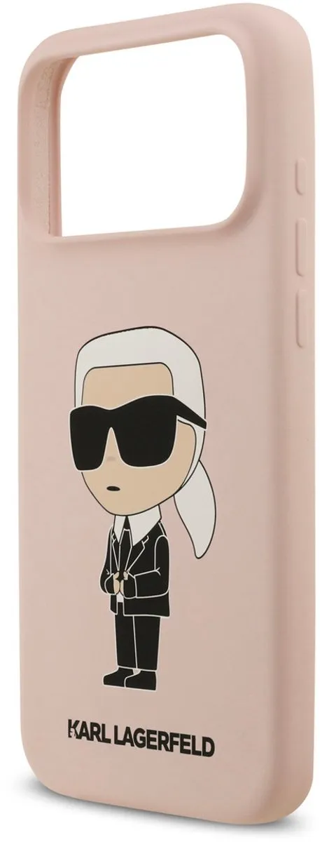 Karl Lagerfeld Back Cover iPhone 17 Pro Max KLI17MPR - Roze