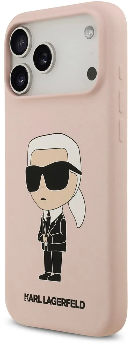 Karl Lagerfeld Back Cover iPhone 17 Pro Max KLI17MPR - Roze