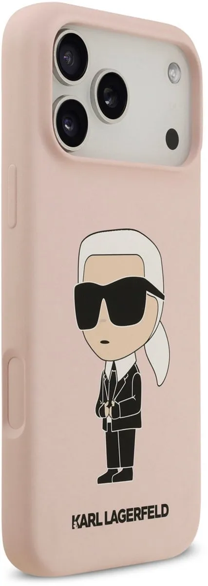 Karl Lagerfeld Back Cover iPhone 17 Pro Max KLI17MPR - Roze