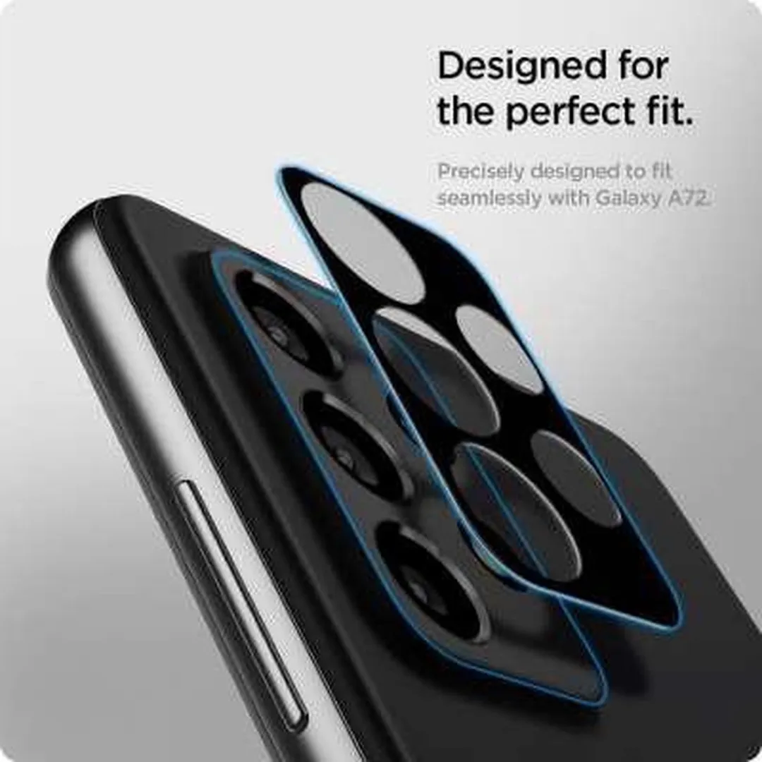 Spigen Camera Lens Glass Protector - Samsung Galaxy A72 - 2 Stuks - Zwart