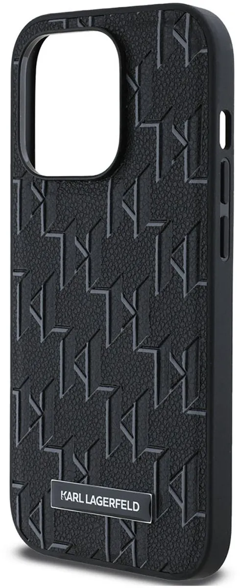 Karl Lagerfeld Hoesje iPhone 14 Pro Max MagSafe - Zwart