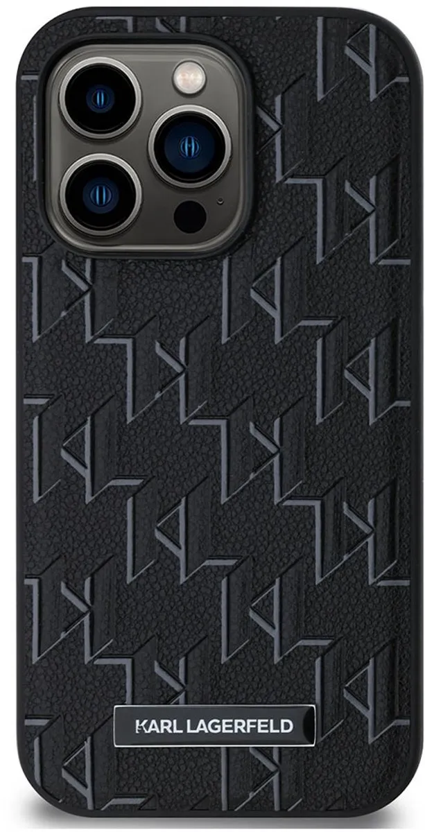Karl Lagerfeld Hoesje iPhone 14 Pro Max MagSafe - Zwart
