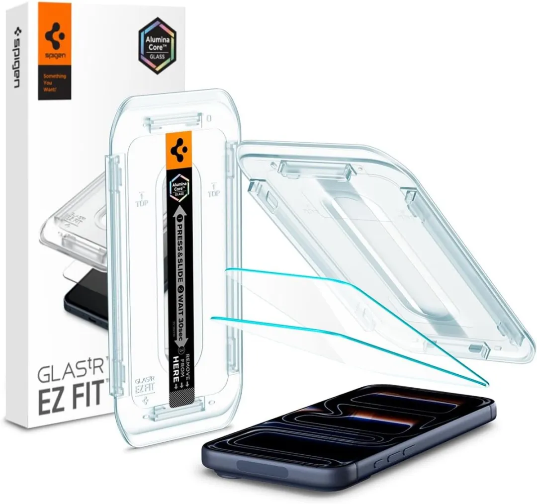 Spigen Glas.tR EZ Fit iPhone 17 Pro Screenprotector