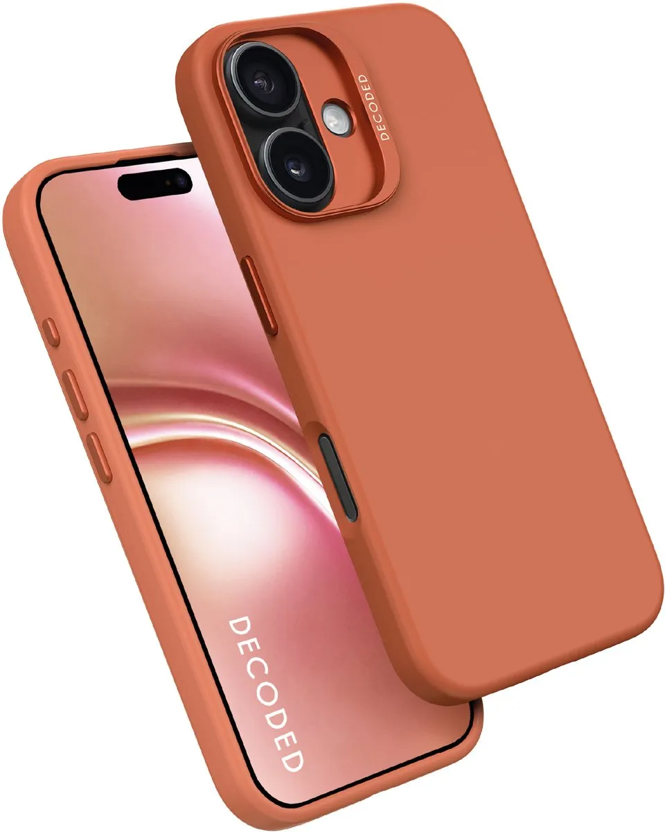 Decoded D24IP16SSRO Siliconen Hoesje iPhone 16 - Roze