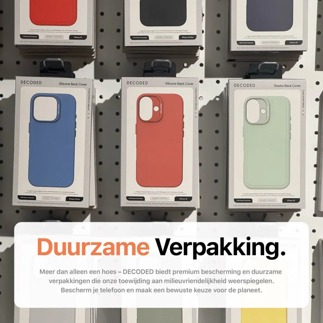 Decoded D24IP16SSRO Siliconen Hoesje iPhone 16 - Roze - afbeelding 6 van 6