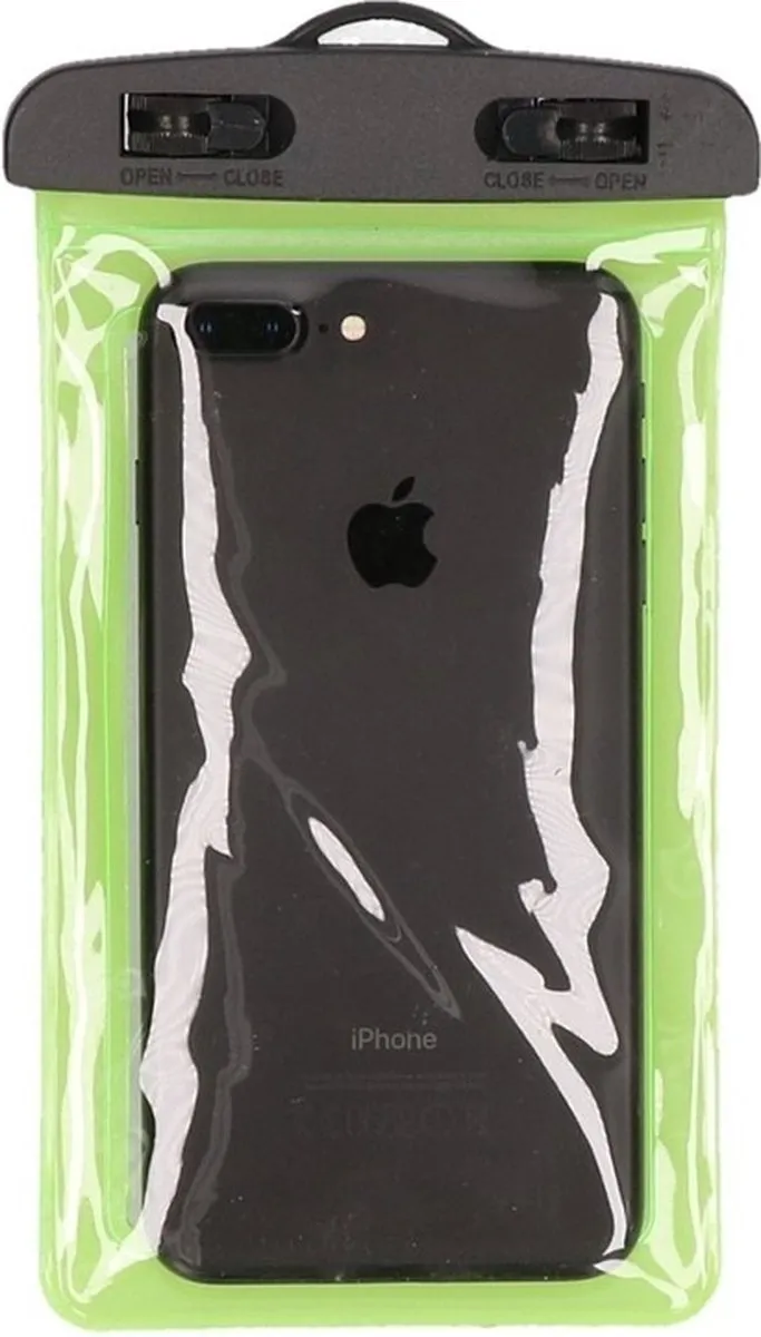 Bellatio Design Telefoonhoesje Groen - Waterdicht 21x11,5cm