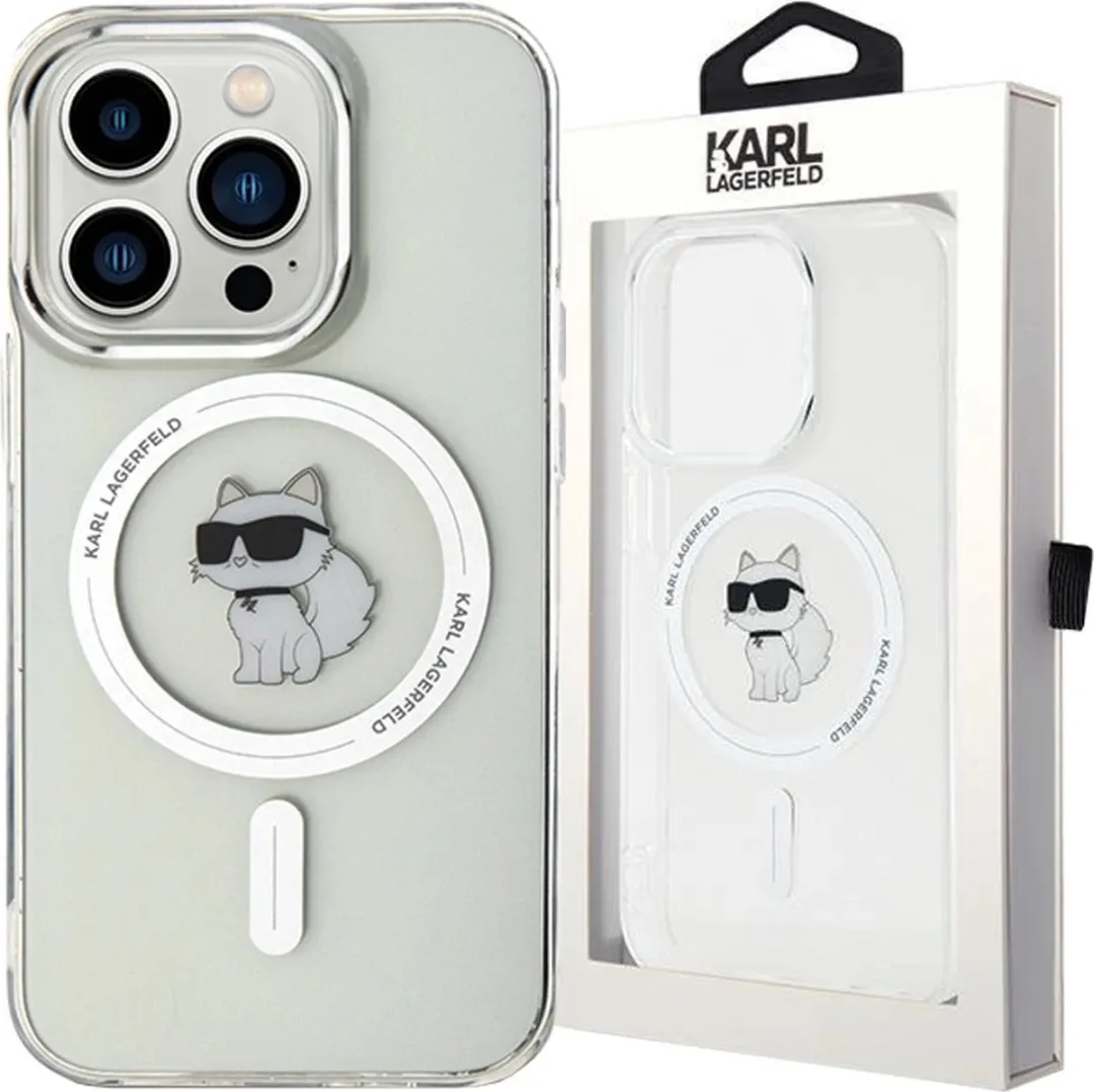 Karl Lagerfeld IML Choupette MagSafe Hoesje iPhone 14/Pro