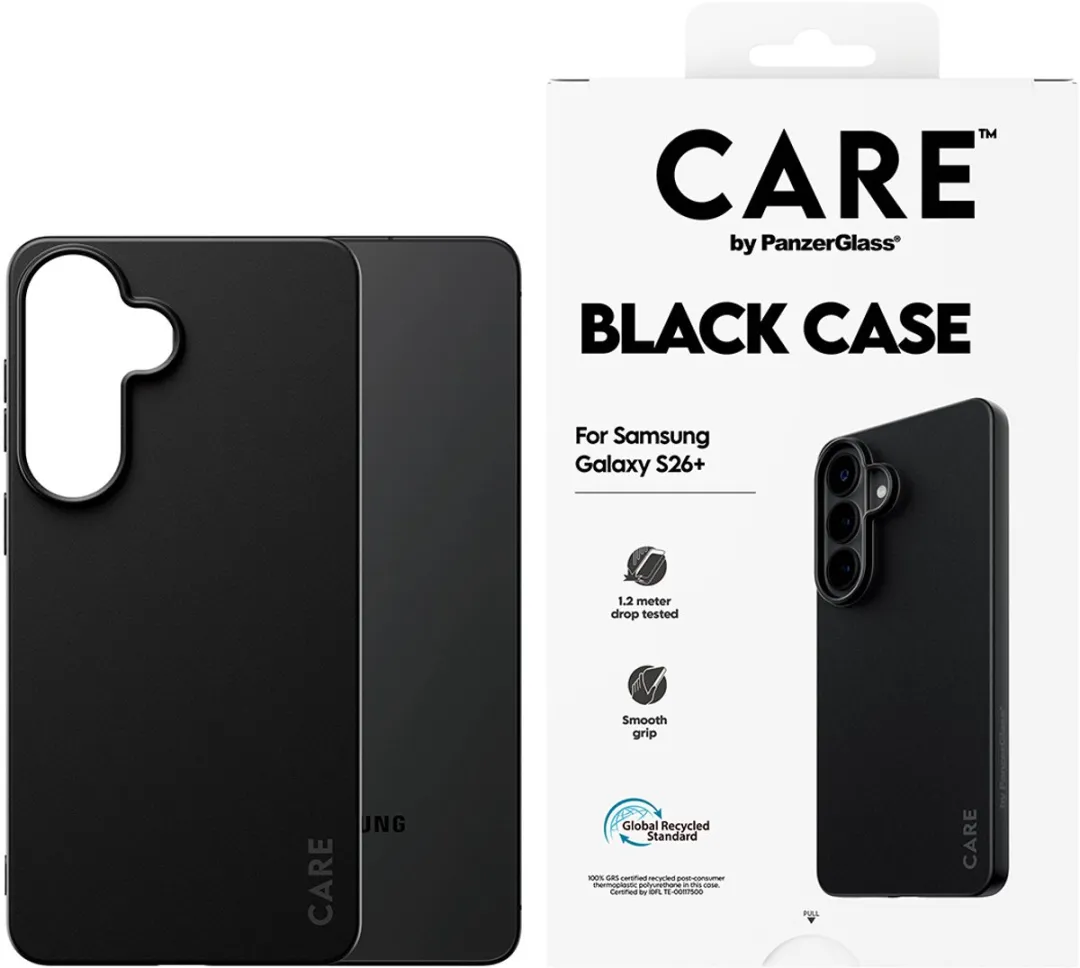 PanzerGlass CARE TPU Hoes Samsung Galaxy S26+ - Zwart