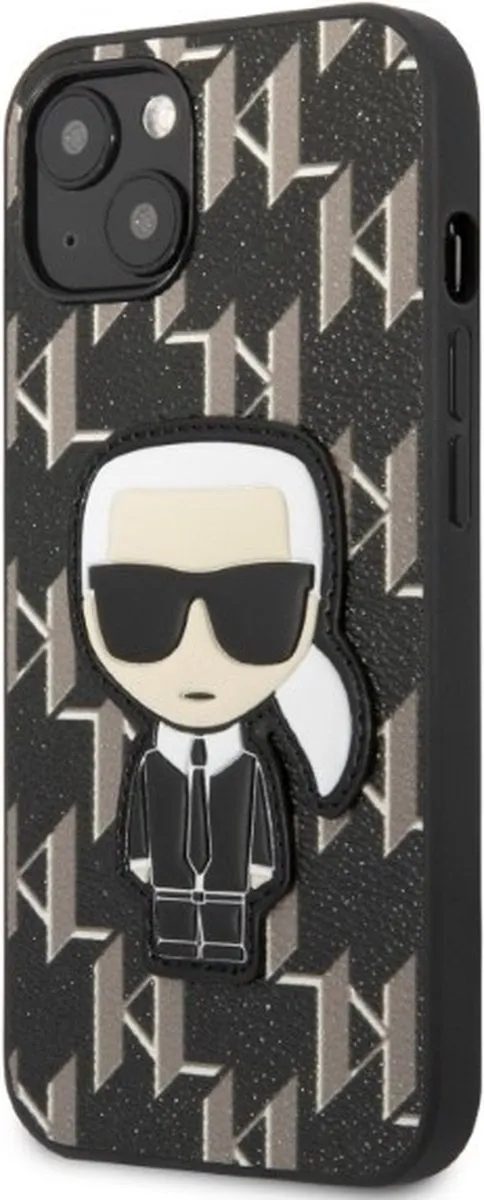 Karl Lagerfeld KLHCP13SPMNIKBK Hoesje iPhone 13 mini - Zwart