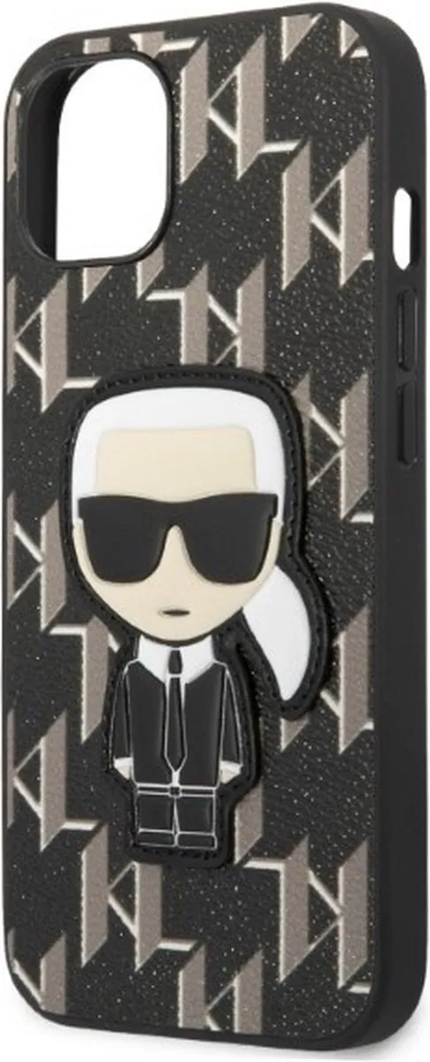 Karl Lagerfeld KLHCP13SPMNIKBK Hoesje iPhone 13 mini - Zwart