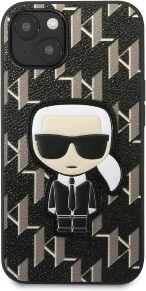 Karl Lagerfeld KLHCP13SPMNIKBK Hoesje iPhone 13 mini - Zwart