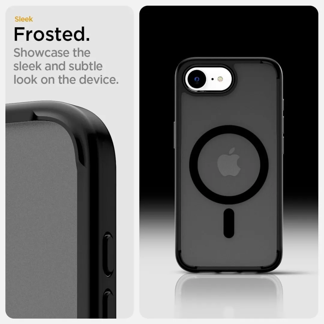 Spigen iPhone 16e Ultra Hybrid Back Cover - Zwart