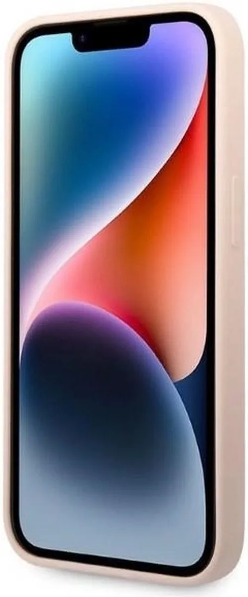 Karl Lagerfeld KLHCP14MSNCHBCP iPhone 14 Plus Hoesje - Roze