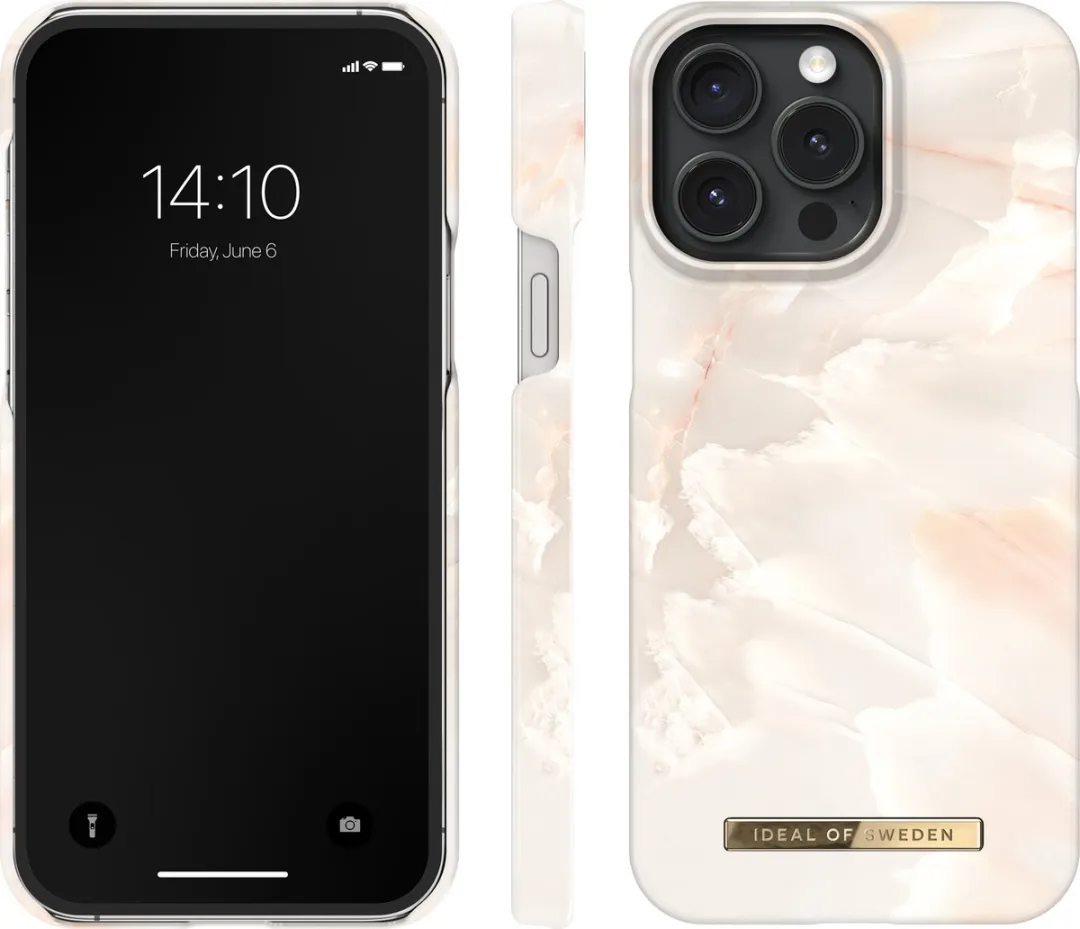 iDeal of Sweden iPhone 15 Pro Max Hoesje Rose Pearl Marble IDFC-I2367P-257