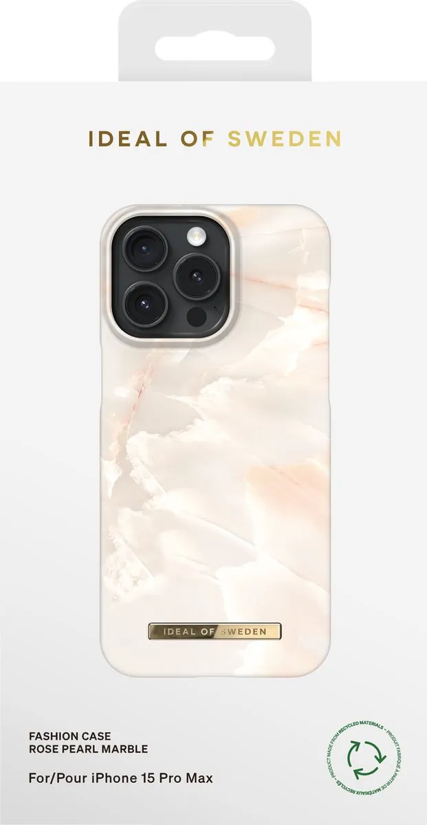 iDeal of Sweden iPhone 15 Pro Max Hoesje Rose Pearl Marble IDFC-I2367P-257