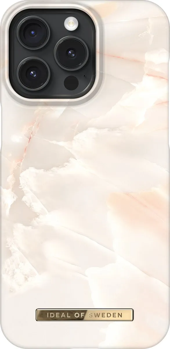 iDeal of Sweden iPhone 15 Pro Max Hoesje Rose Pearl Marble IDFC-I2367P-257