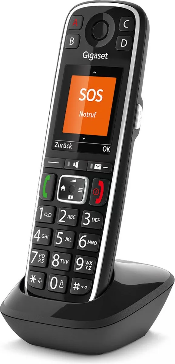 Gigaset E720HX DECT Telefoon - 1 Handset - Zwart