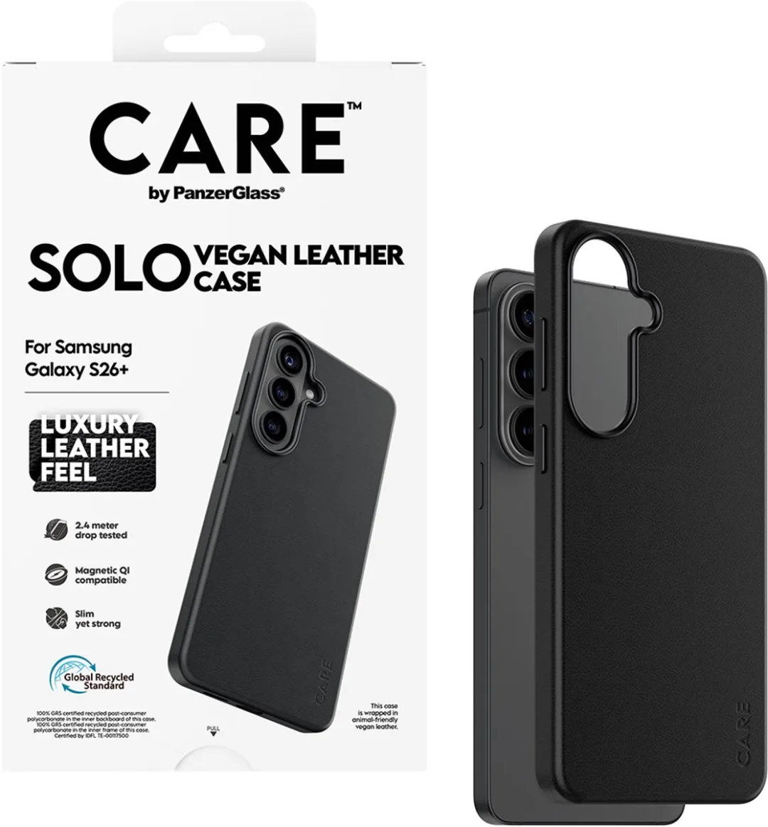 PanzerGlass CARE Solo Case Samsung Galaxy S26+ - Zwart