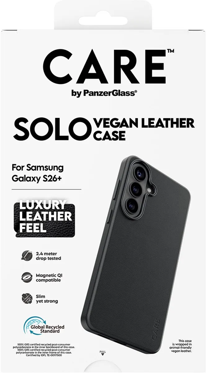 PanzerGlass CARE Solo Case Samsung Galaxy S26+ - Zwart