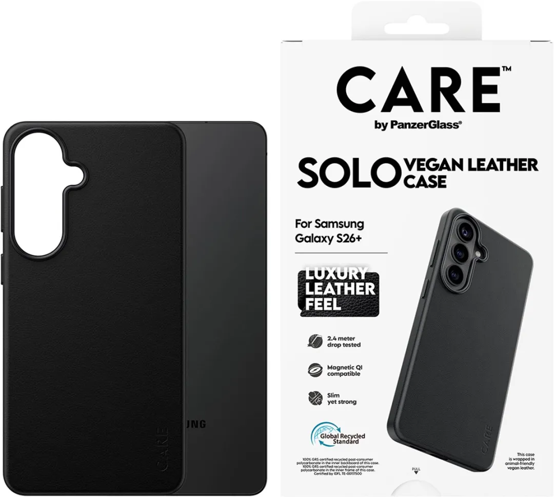 PanzerGlass CARE Solo Case Samsung Galaxy S26+ - Zwart