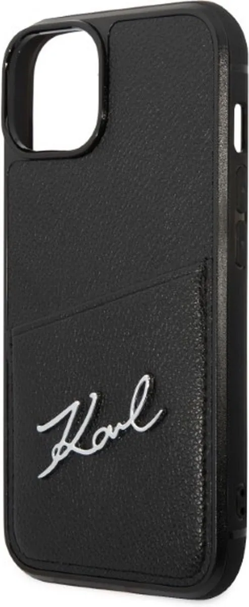 Karl Lagerfeld KLHCP14MCSSK iPhone 14 Plus Hardcase - Zwart - 1 Kaartslot