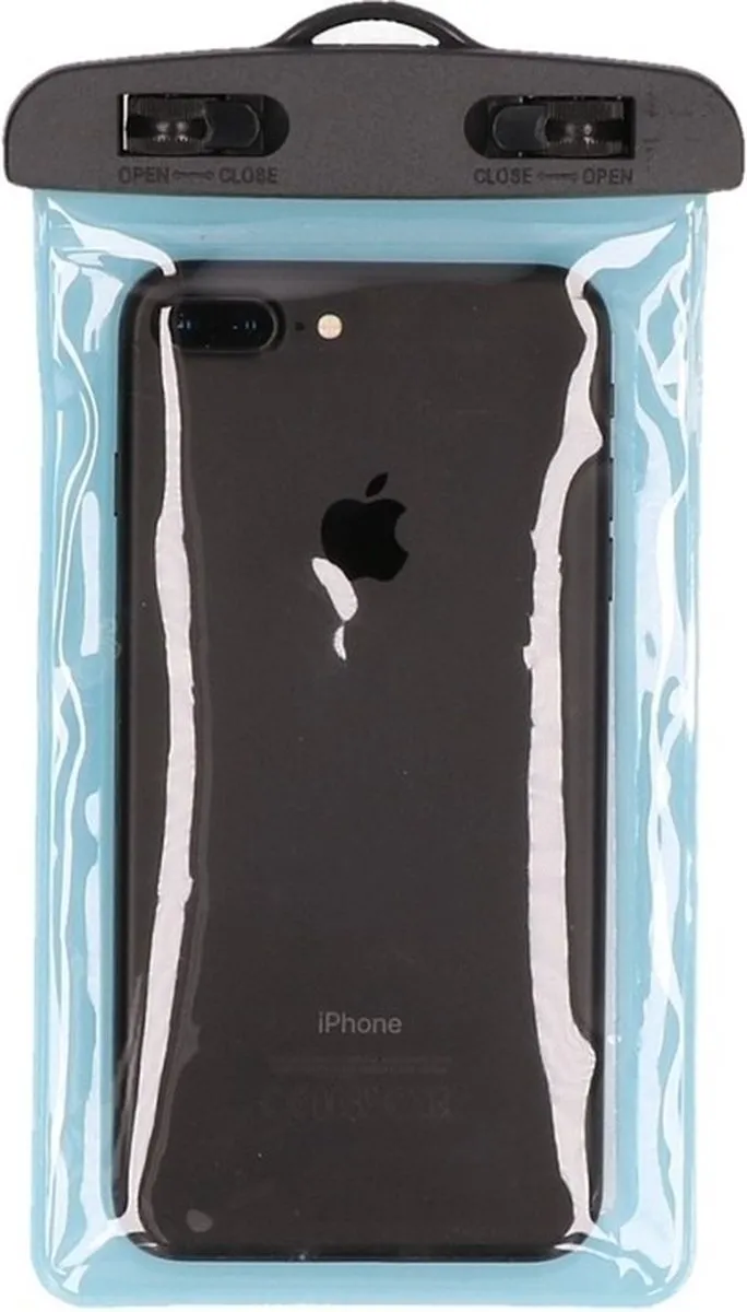 Bellatio Design Telefoonhoesje Blauw - Waterdicht 21x11,5cm