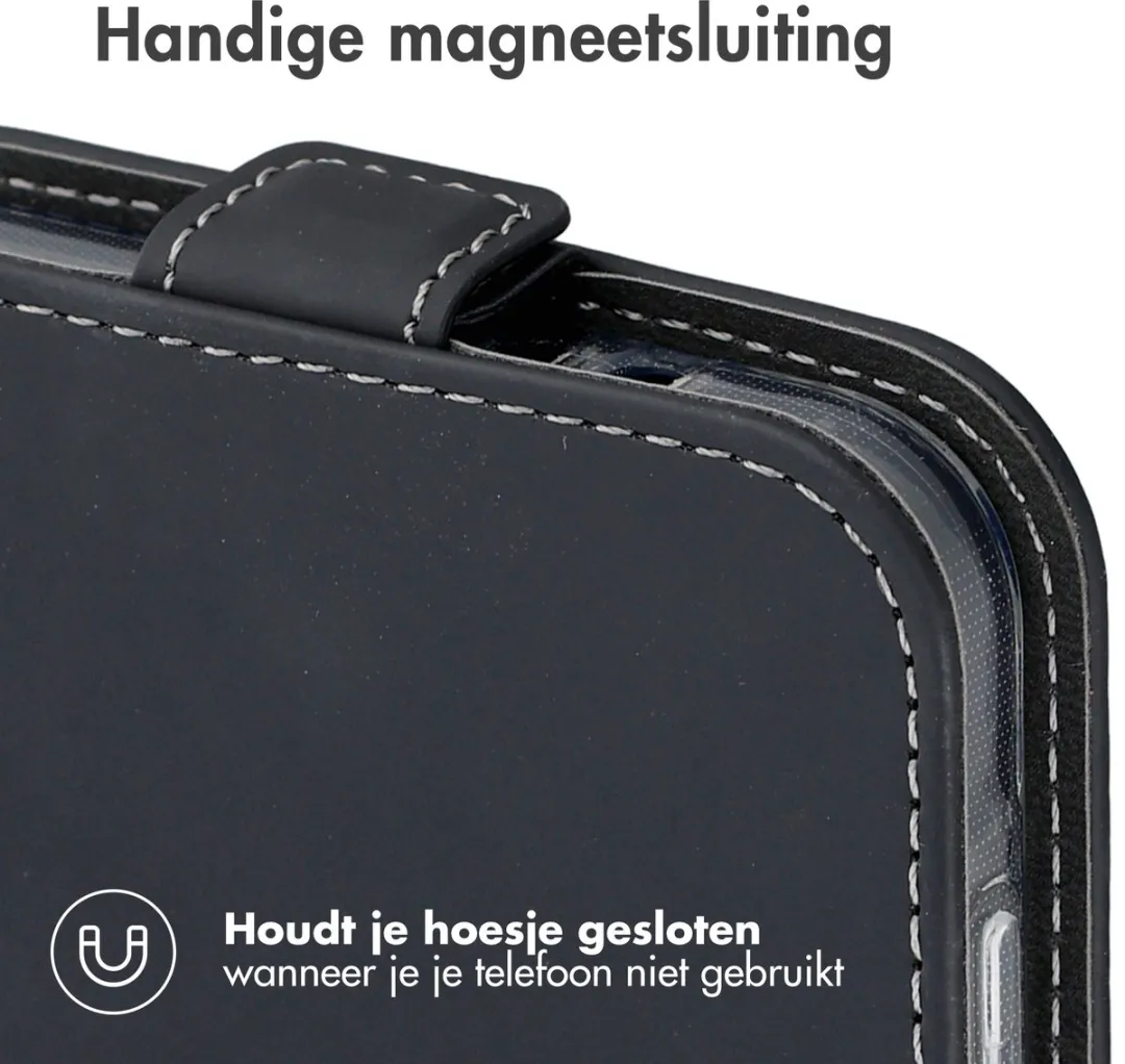 Accezz Hoesje Samsung Galaxy A37 Flipcase - Zwart