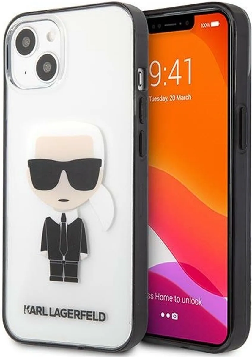 Karl Lagerfeld KLHCP13SHIKCK iPhone Hoesje - Transparant
