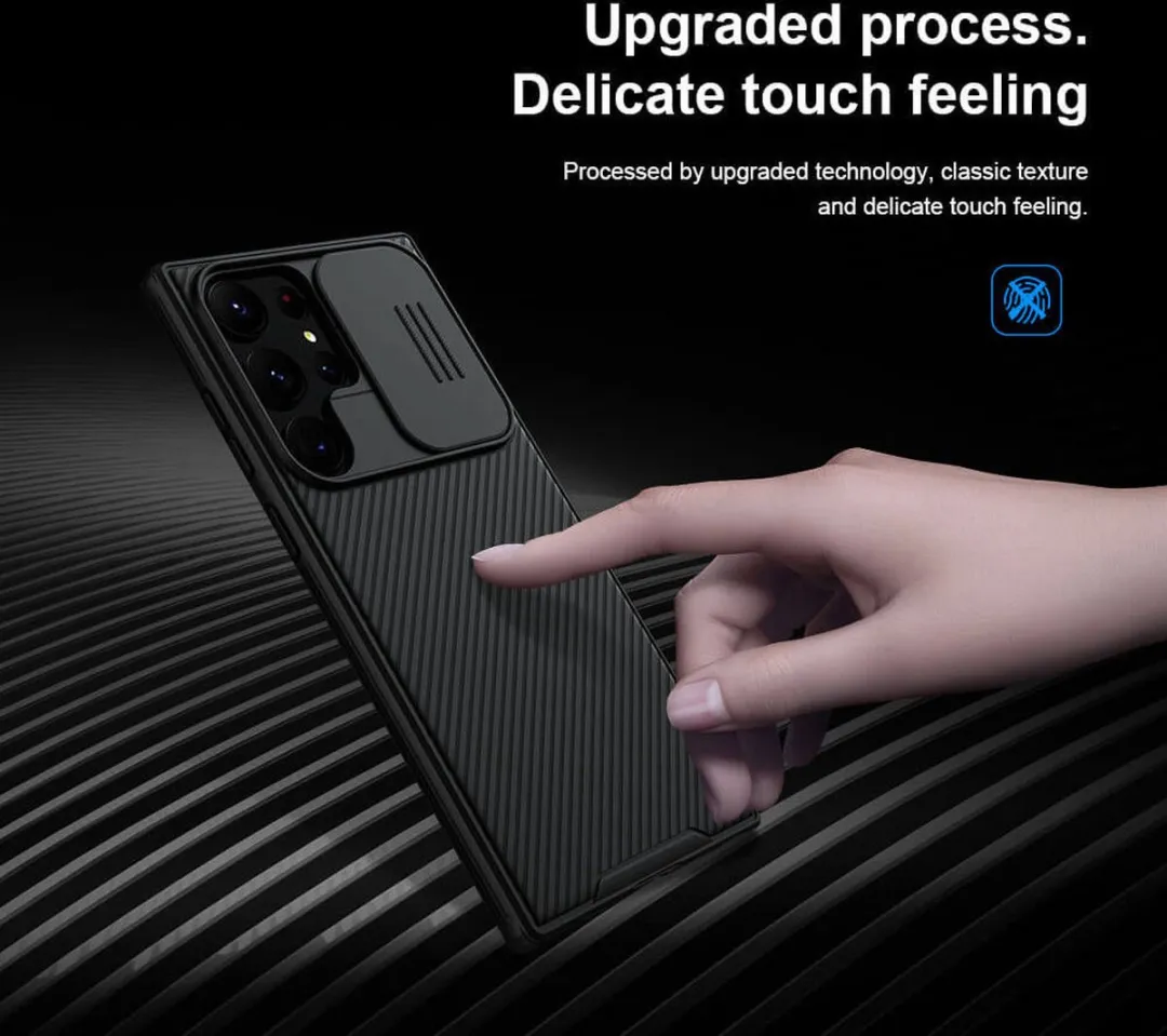 Nillkin CamShield Samsung Galaxy S23 Ultra Hoesje - Zwart