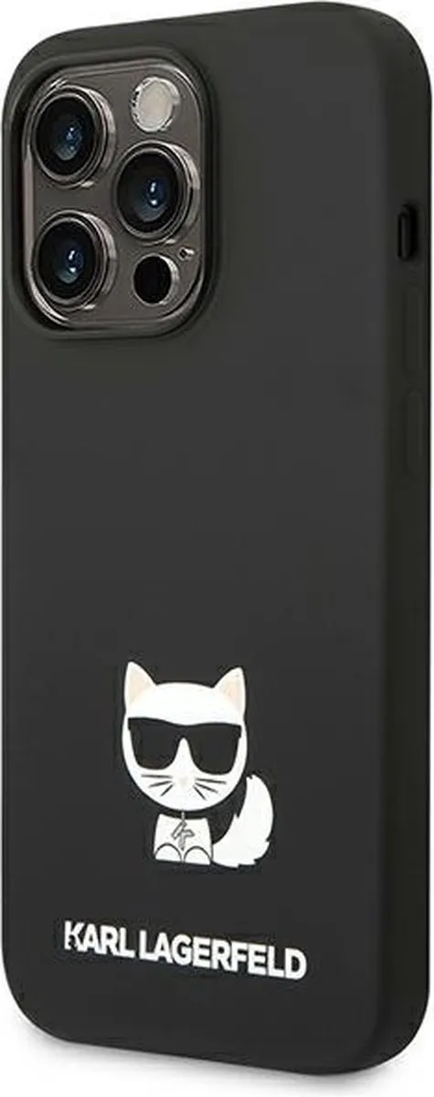 Karl Lagerfeld KLHCP14XSLCTBK iPhone 14 Pro Max Hoesje - Zwart
