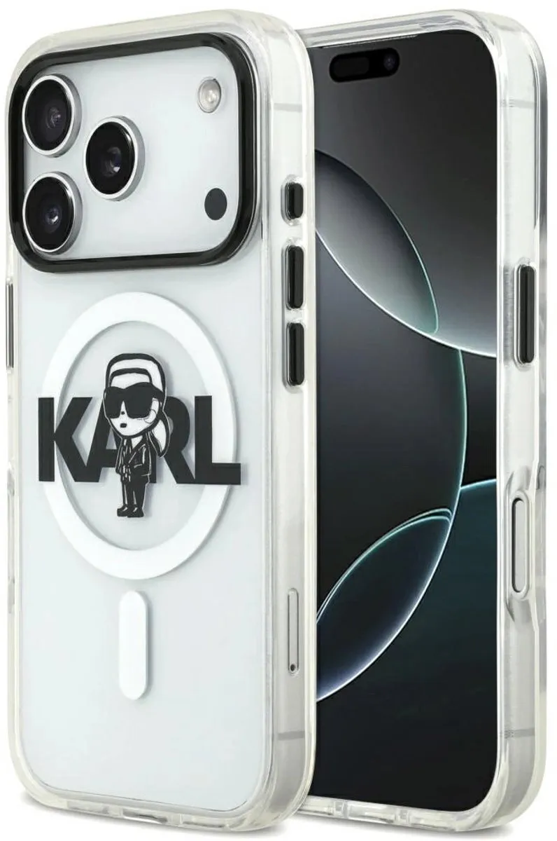 Karl Lagerfeld Case IML Sketch Logo MagSafe