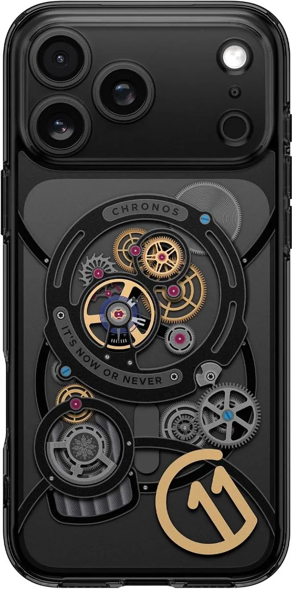 Spigen Ultra Hybrid MagFit ACS06901 Hoesje - iPhone 17 Pro - Zwart