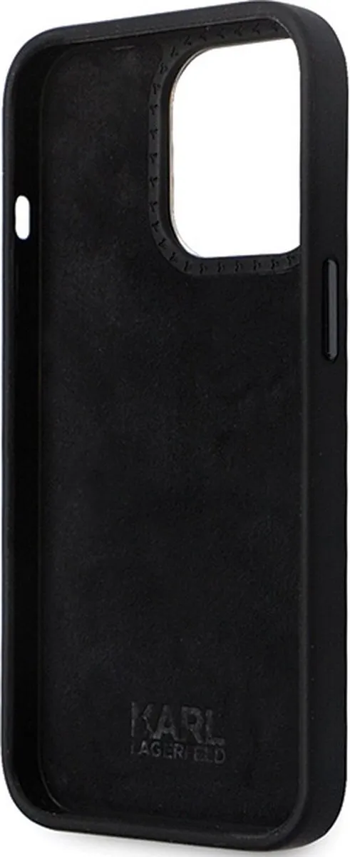 Karl Lagerfeld KLHCP14XSMHCNPK iPhone 14 Pro Max Hoesje - Zwart