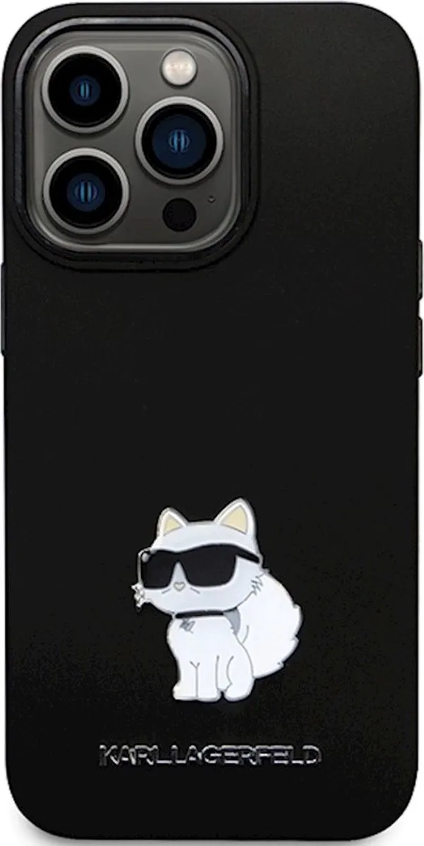 Karl Lagerfeld KLHCP14XSMHCNPK iPhone 14 Pro Max Hoesje - Zwart