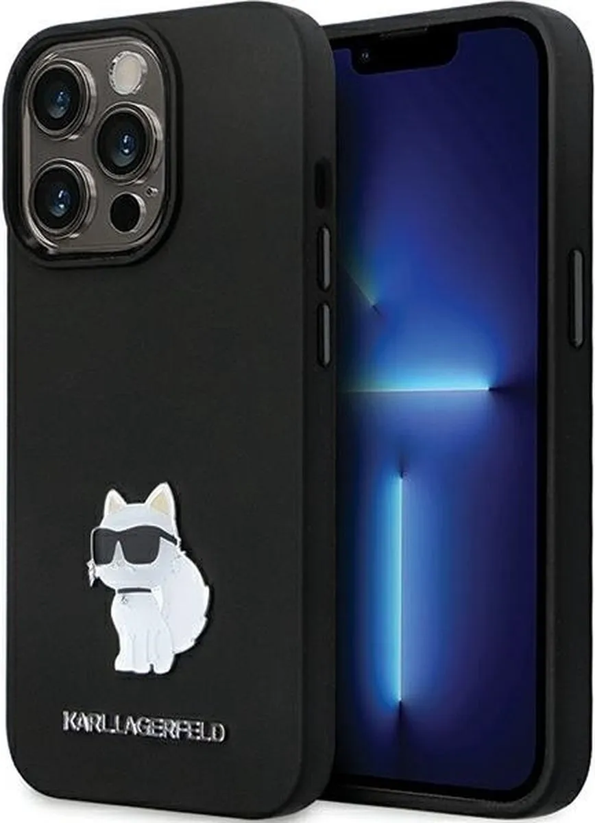 Karl Lagerfeld KLHCP14XSMHCNPK iPhone 14 Pro Max Hoesje - Zwart