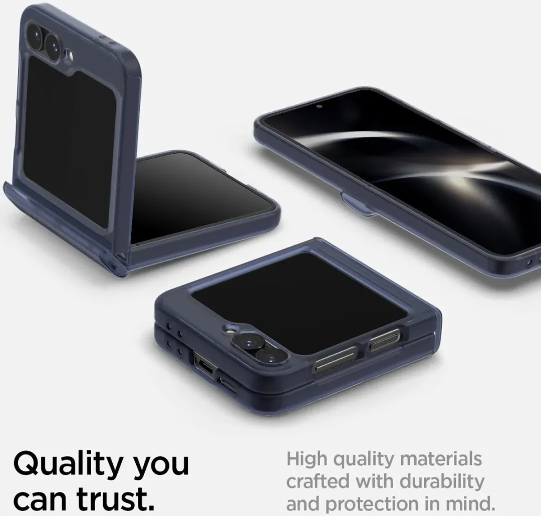 Spigen Ultra Hybrid Back Cover - Samsung Galaxy Z Flip 7 FE - Blauw
