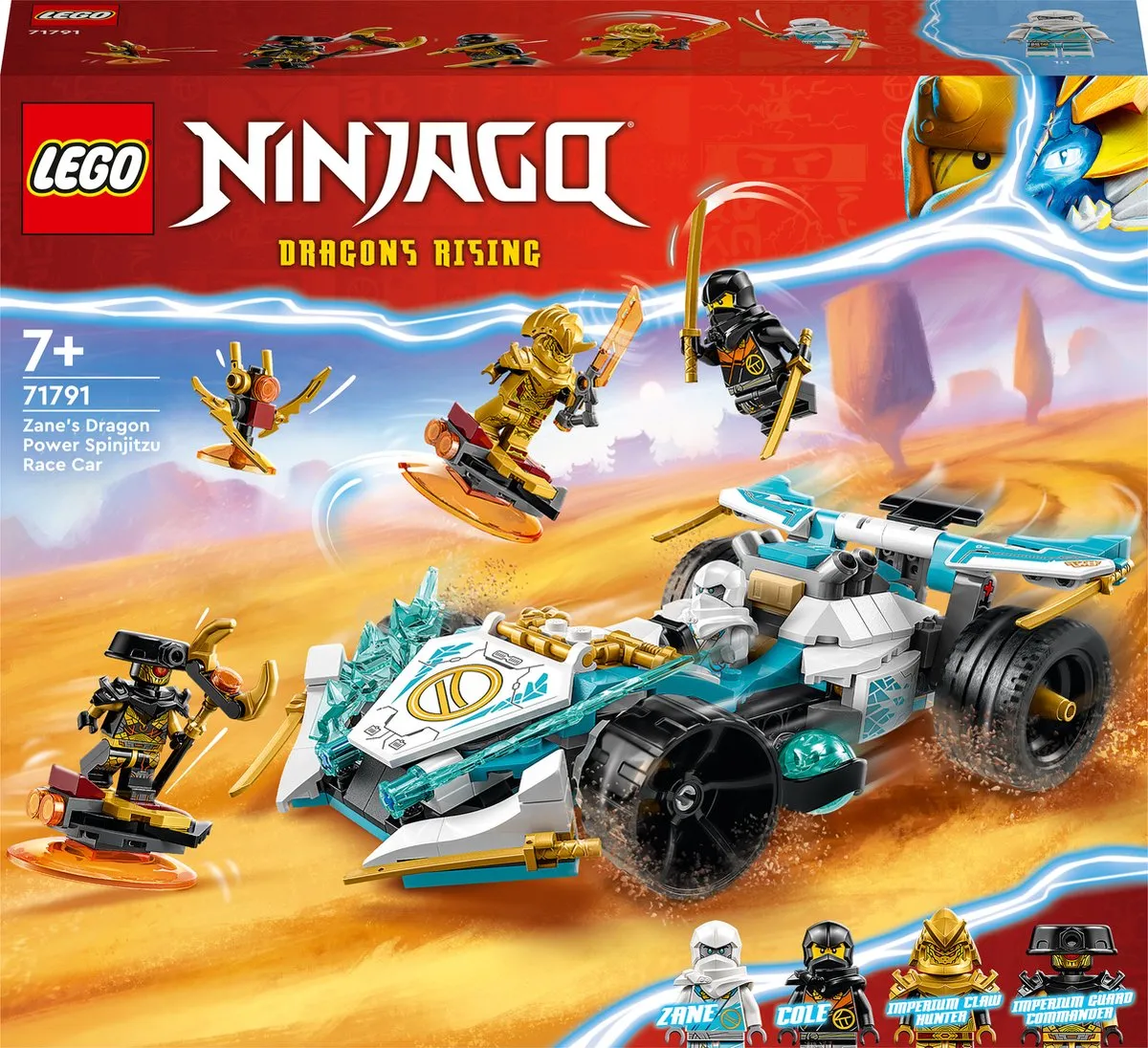 LEGO Ninjago Zane’s Drakenkracht Spinjitzu Auto 71791