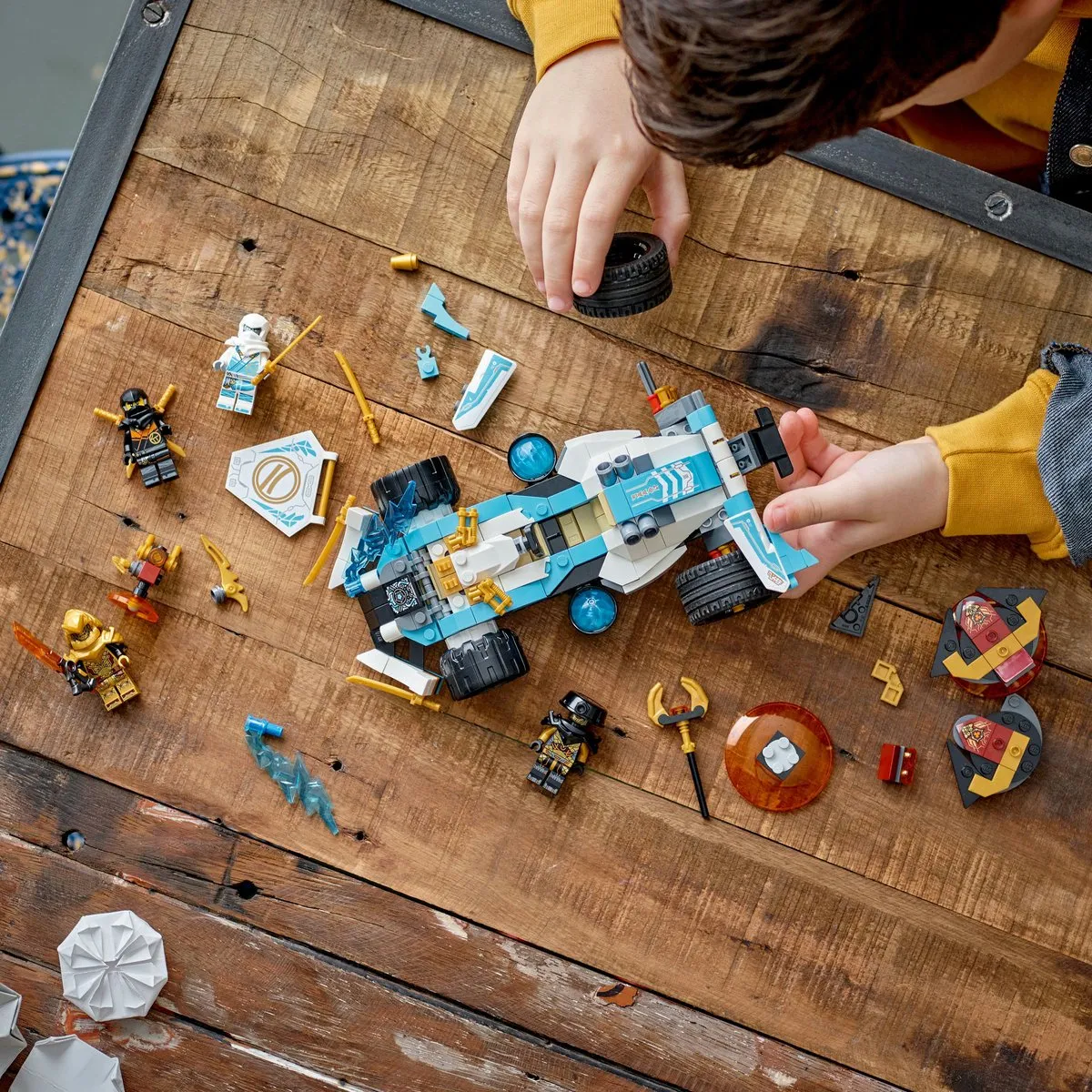 LEGO Ninjago Zane’s Drakenkracht Spinjitzu Auto 71791 - 307 Stukken
