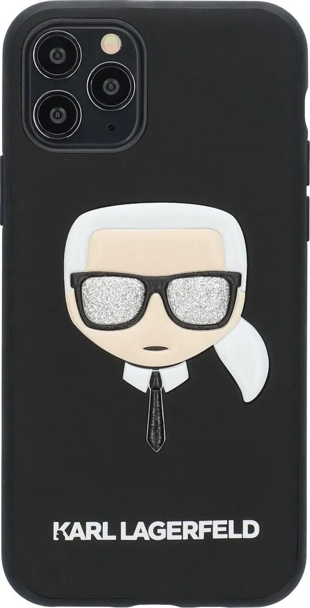 Karl Lagerfeld KLHCN58GLBK Hoesje iPhone 11 Pro - Zwart - afbeelding 6 van 6