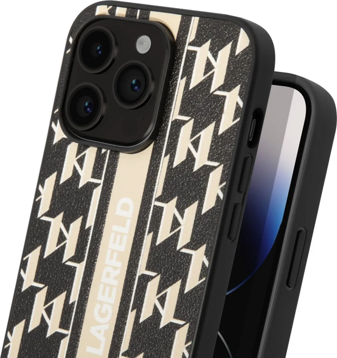 Karl Lagerfeld iPhone 14 Pro Hoesje H4868 - Zwart