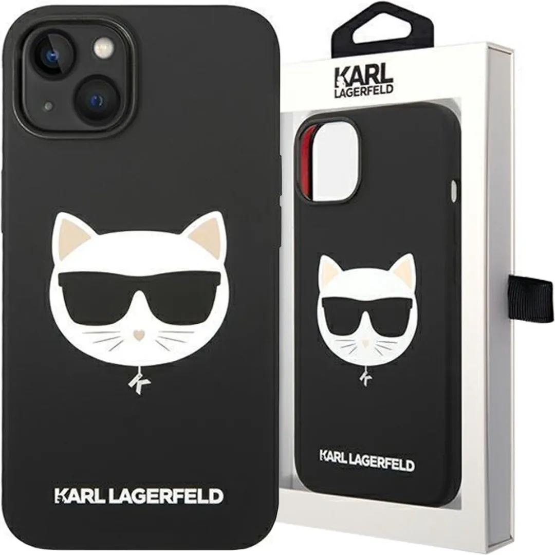 Karl Lagerfeld KLHMP14MSLCHBK iPhone 14 Plus Hoesje